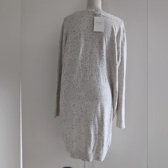NWT XL Seraphine Fonda Cream Cotton Blend Maternity & Nursing Sweater Dress - Picture 6 of 15
